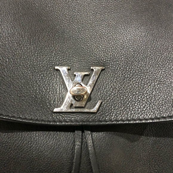 Authentic Louis Vuitton Taurillon Black Leather Lockme Backpack - Picture 6 of 15